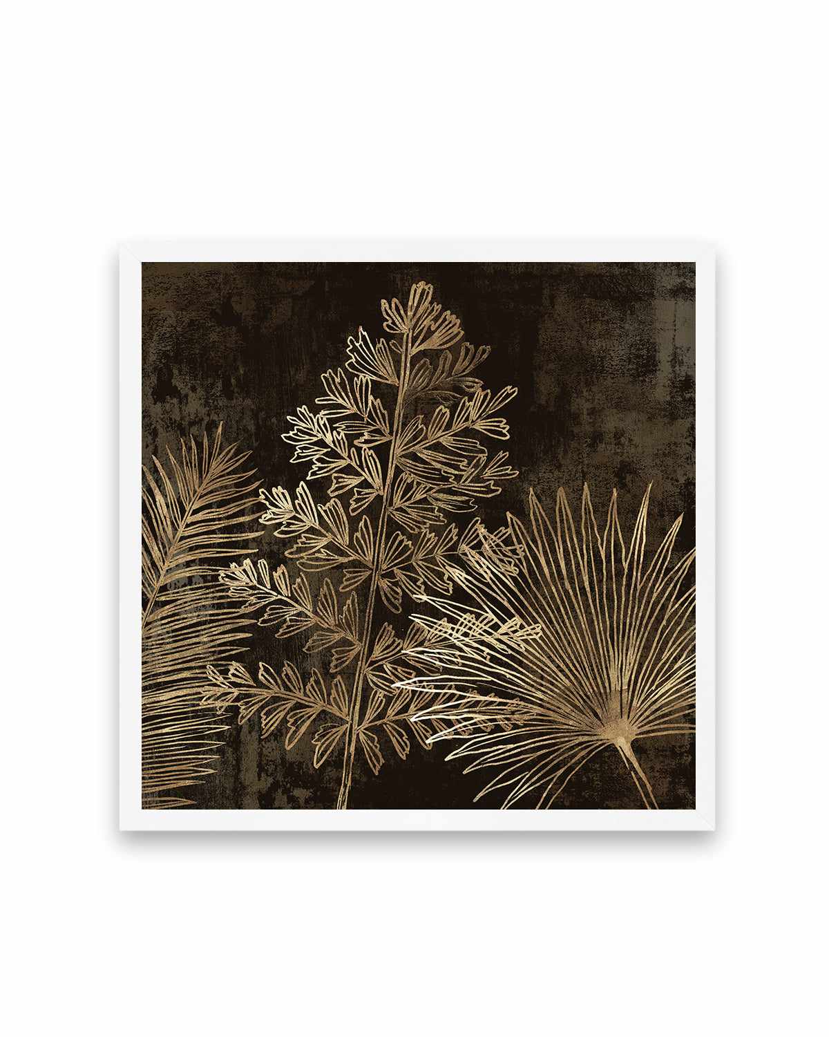 Golden Tropics II Art Print