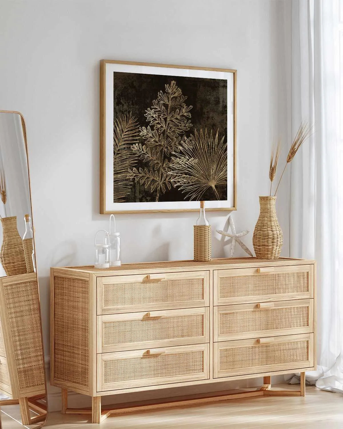 Golden Tropics II Art Print from Olive et Oriel where you can shop wallpaper and artworks online