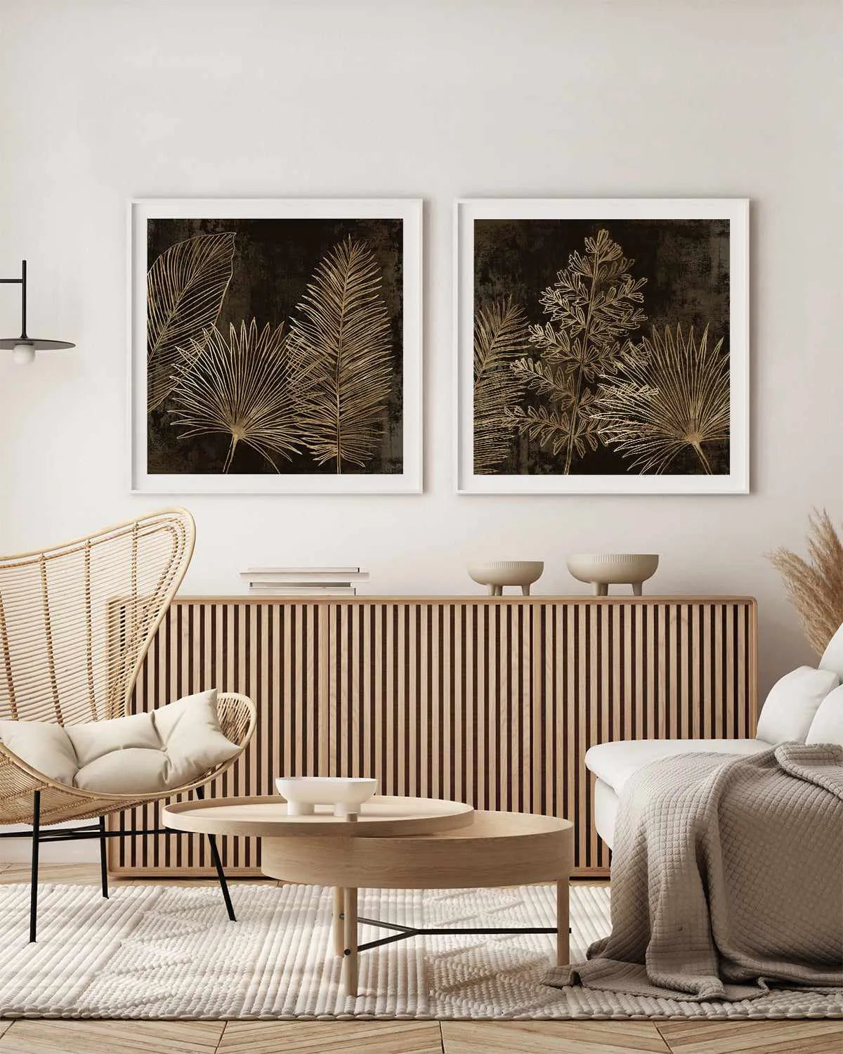 Golden Tropics I Art Print from Olive et Oriel where you can shop wallpaper and artworks online