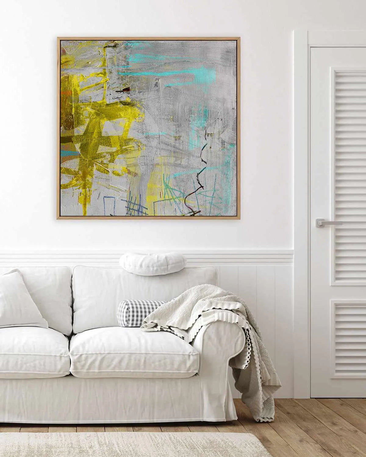 Golden by Antonia Tzenova | Framed Canvas Art Print from Olive et Oriel where you can shop wallpaper and artworks online