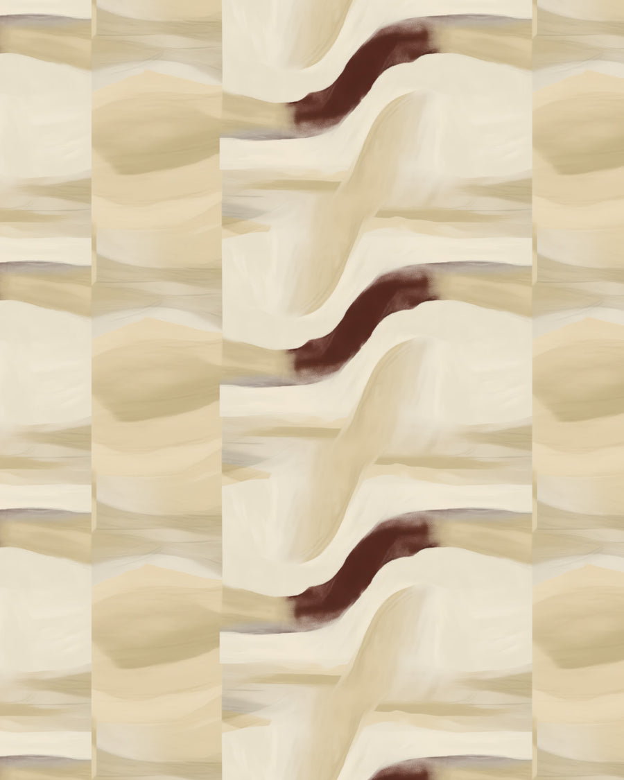 Golden Fade Abstract in Beige Commercial Vinyl Wallpaper from Olive et Oriel where you can shop wallpaper and artworks online