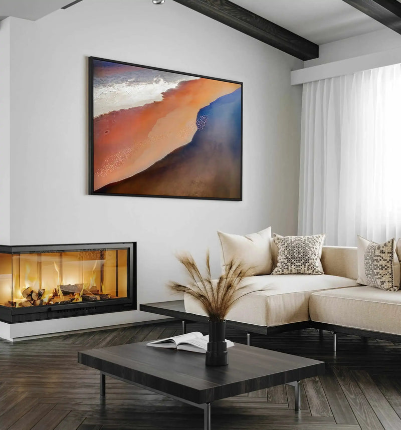 Golden Lake by Phillip Chang | Framed Canvas Art Print from Olive et Oriel where you can shop wallpaper and artworks online