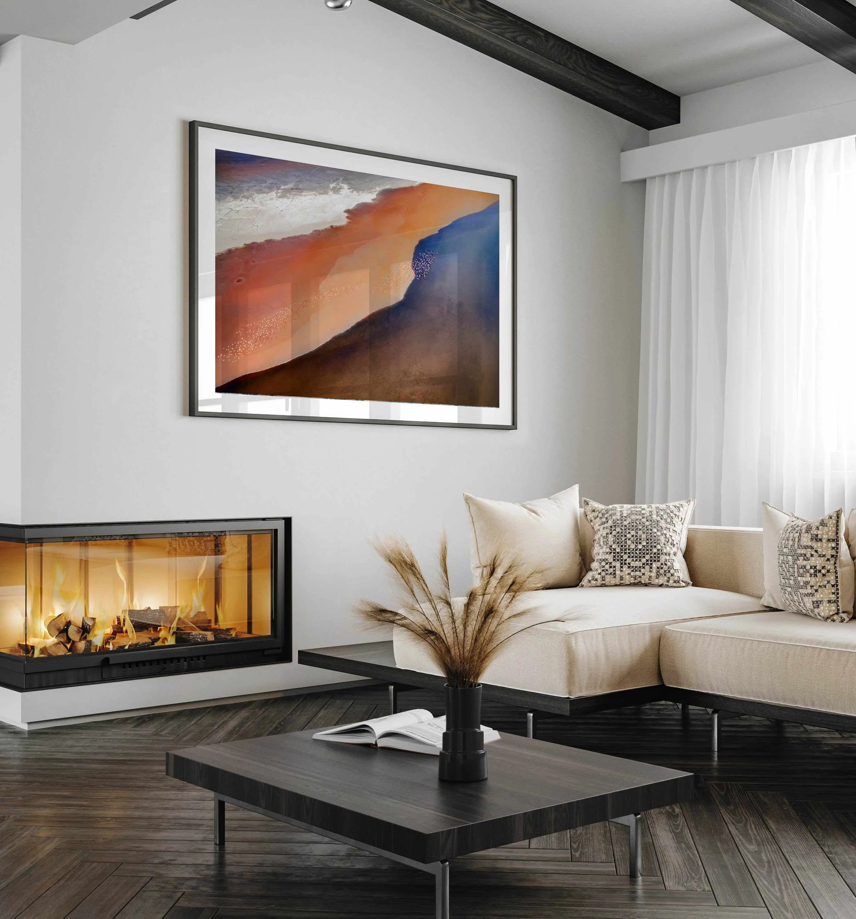 Golden Lake by Phillip Chang Art Print from Olive et Oriel where you can shop wallpaper and artworks online