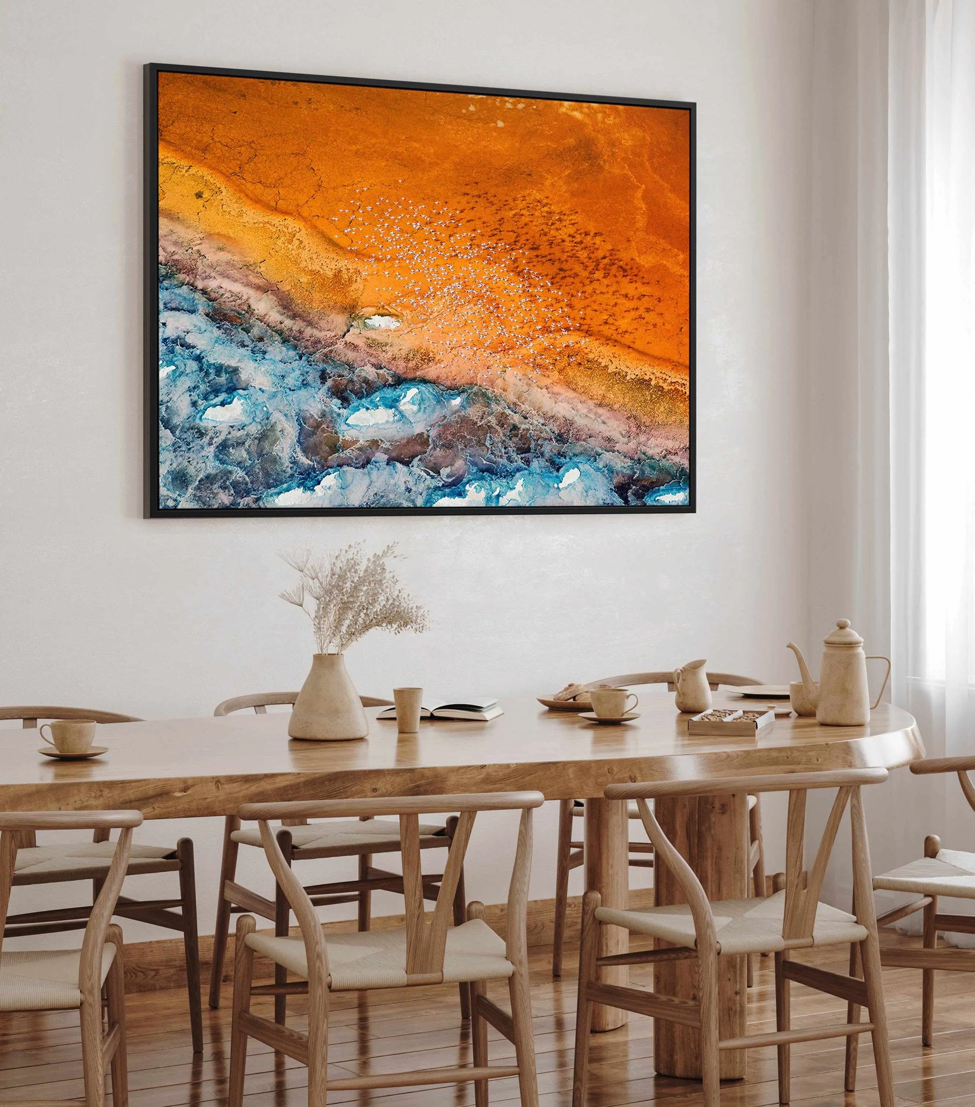 Golden Land by Phillip Chang | Framed Canvas Art Print from Olive et Oriel where you can shop wallpaper and artworks online