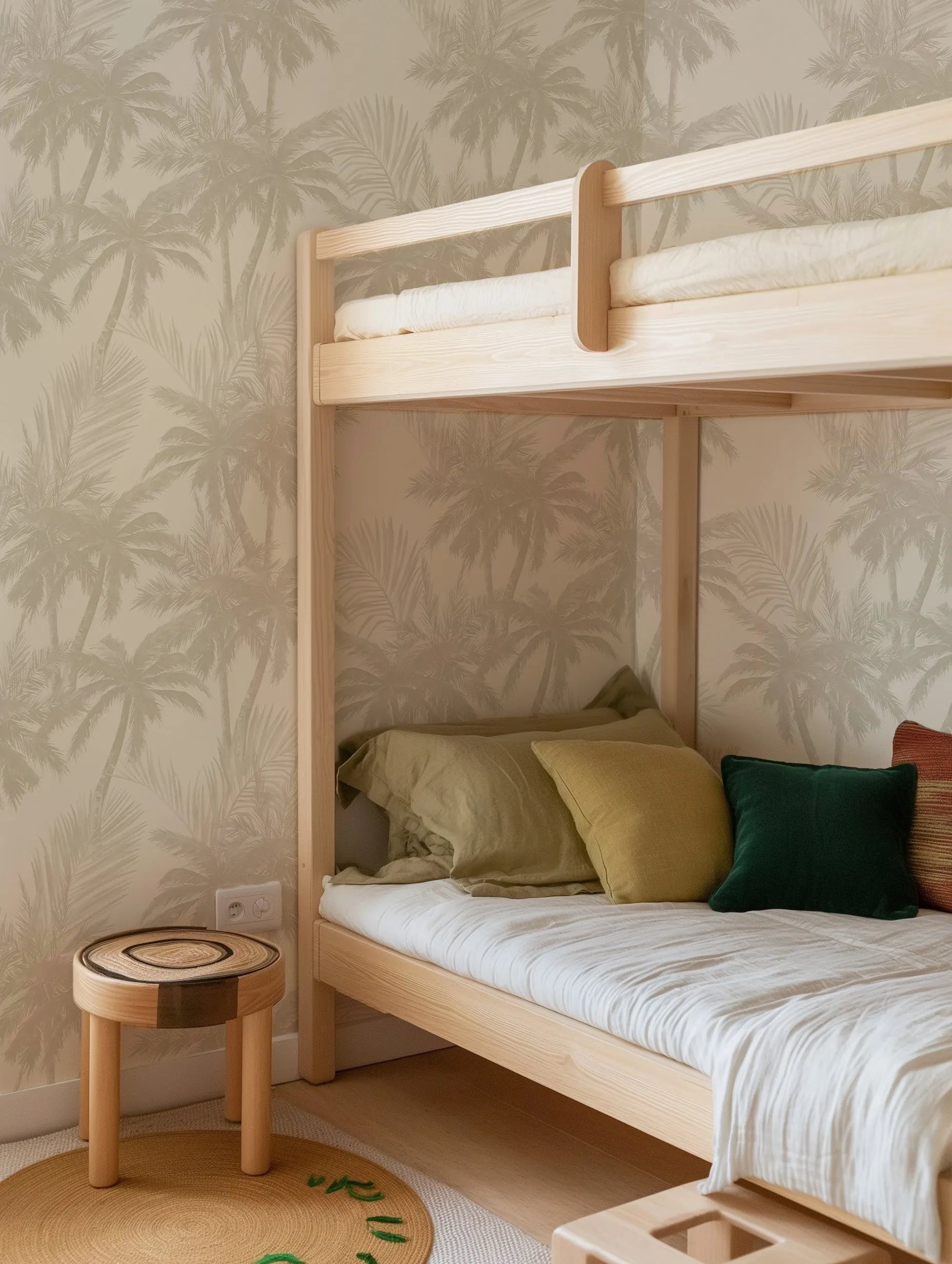 Golden Palms Wallpaper from Olive et Oriel where you can shop wallpaper and artworks online