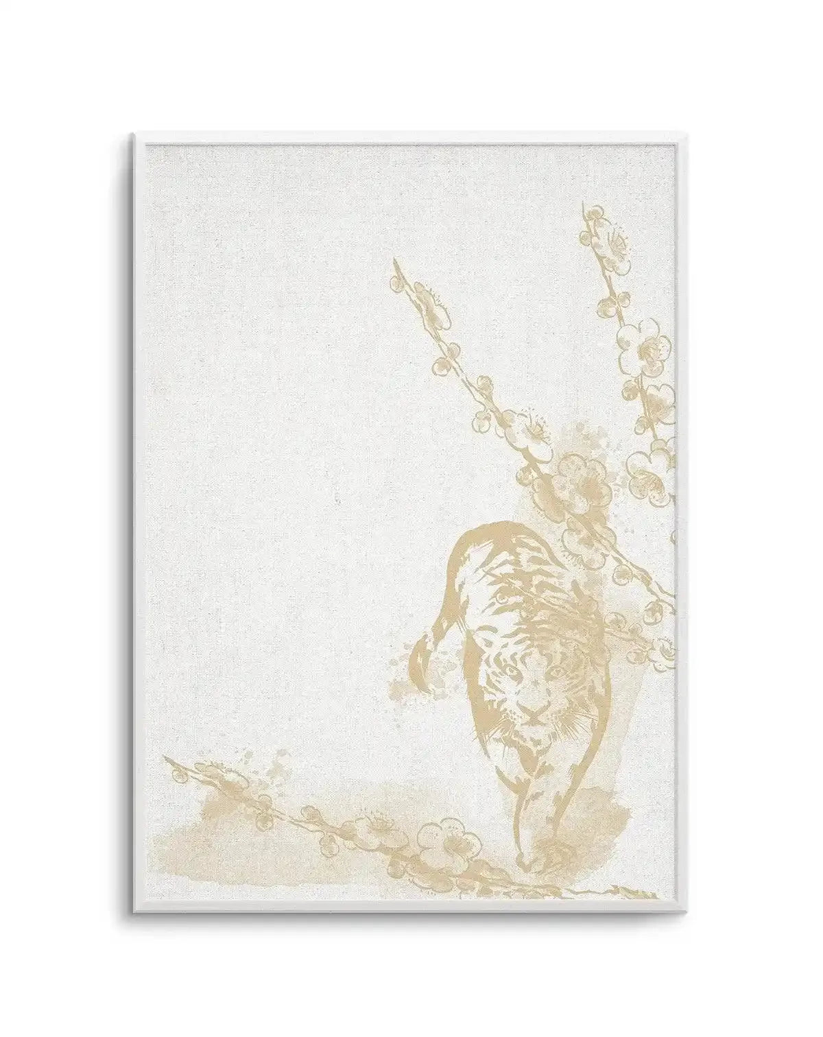 Golden Tiger I Art Print-PRINT-Olive et Oriel-Olive et Oriel-Buy-Australian-Art-Prints-Online-with-Olive-et-Oriel-Your-Artwork-Specialists-Austrailia-Decorate-With-Coastal-Photo-Wall-Art-Prints-From-Our-Beach-House-Artwork-Collection-Fine-Poster-and-Framed-Artwork