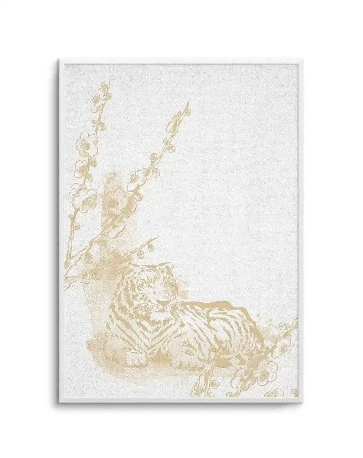 Golden Tiger II Art Print-PRINT-Olive et Oriel-Olive et Oriel-Buy-Australian-Art-Prints-Online-with-Olive-et-Oriel-Your-Artwork-Specialists-Austrailia-Decorate-With-Coastal-Photo-Wall-Art-Prints-From-Our-Beach-House-Artwork-Collection-Fine-Poster-and-Framed-Artwork