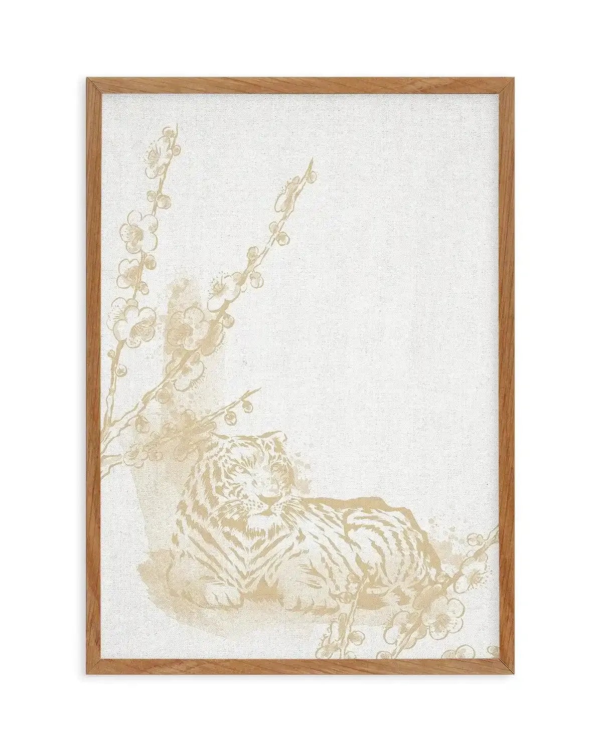 Golden Tiger II Art Print-PRINT-Olive et Oriel-Olive et Oriel-Buy-Australian-Art-Prints-Online-with-Olive-et-Oriel-Your-Artwork-Specialists-Austrailia-Decorate-With-Coastal-Photo-Wall-Art-Prints-From-Our-Beach-House-Artwork-Collection-Fine-Poster-and-Framed-Artwork