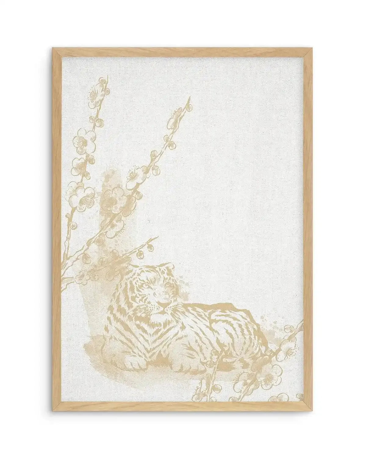 Golden Tiger II Art Print-PRINT-Olive et Oriel-Olive et Oriel-Buy-Australian-Art-Prints-Online-with-Olive-et-Oriel-Your-Artwork-Specialists-Austrailia-Decorate-With-Coastal-Photo-Wall-Art-Prints-From-Our-Beach-House-Artwork-Collection-Fine-Poster-and-Framed-Artwork