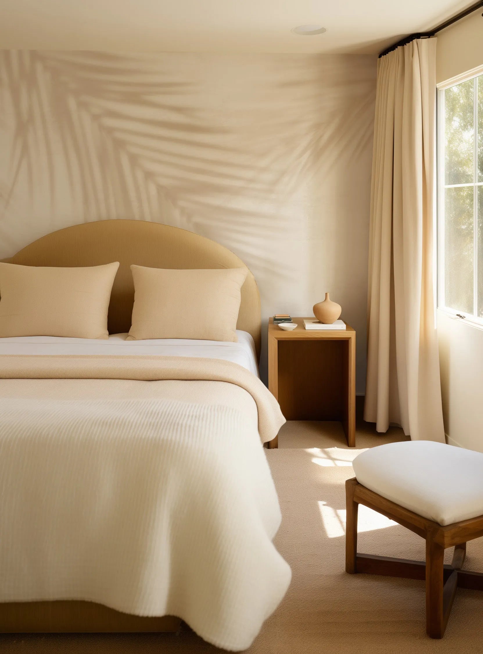 Golden Hour Mykonos Wallpaper from Olive et Oriel where you can shop wallpaper and artworks online