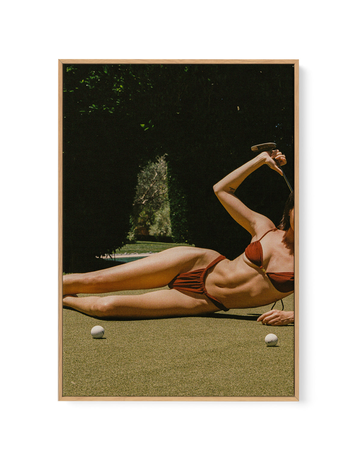 Golf Days by Carson Grzegorczyk | Framed Canvas Wall Art