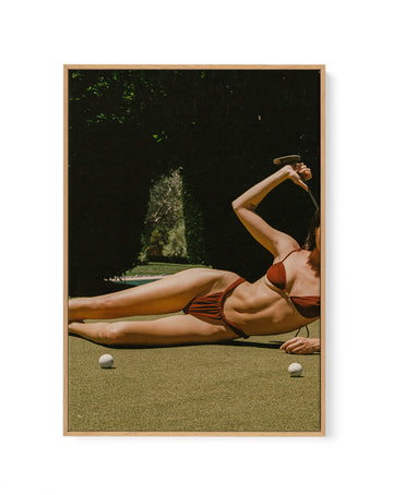 Golf Days by Carson Grzegorczyk | Framed Canvas Wall Art