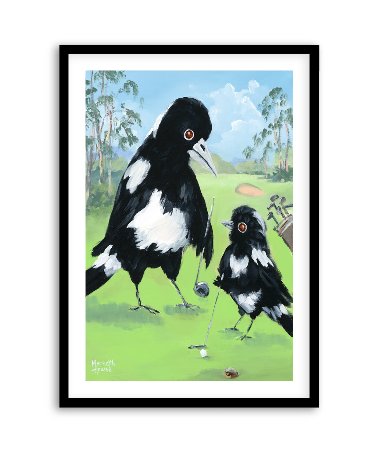 Golf with Dad by Meredith Howse | Art Print