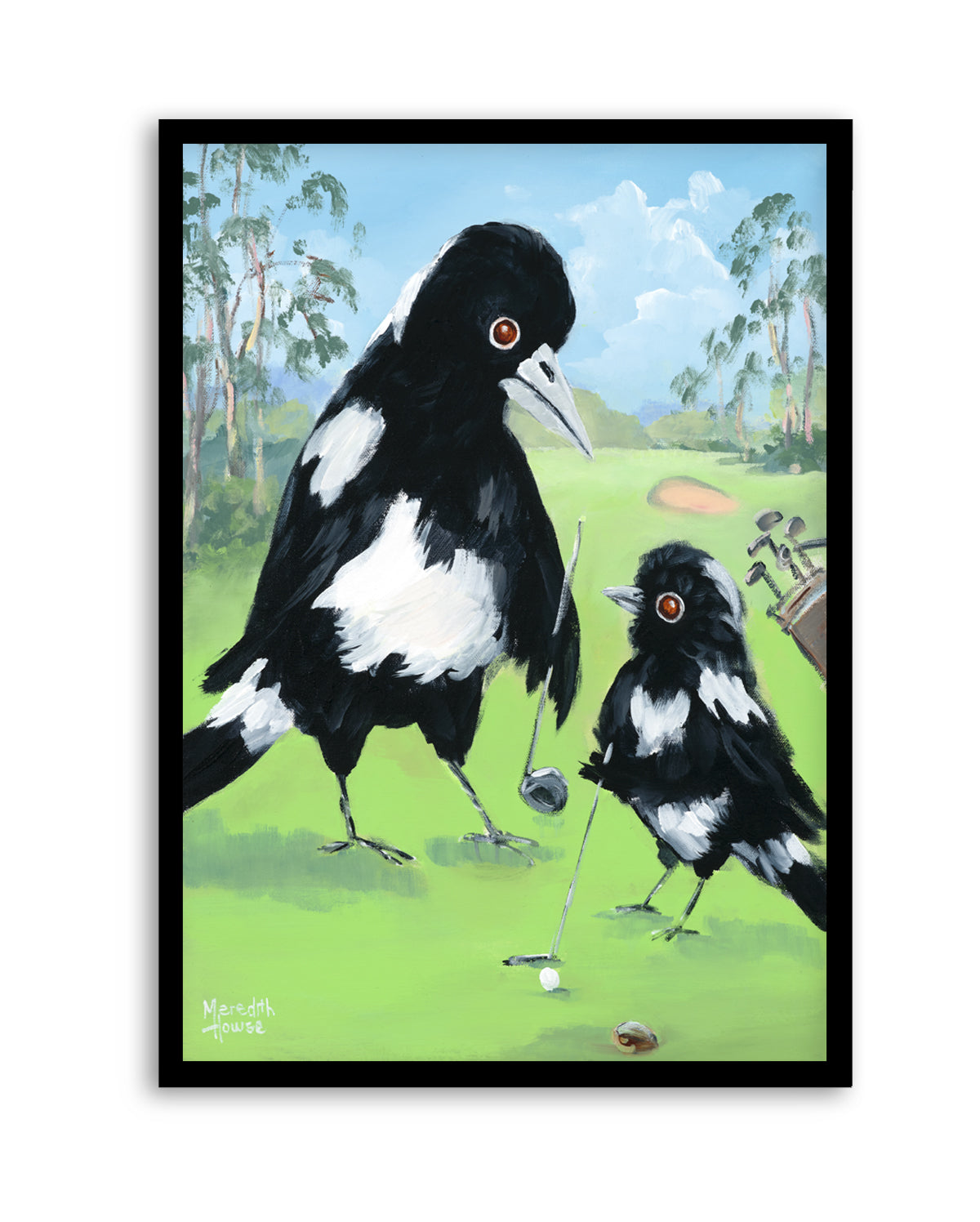 Golf with Dad by Meredith Howse | Art Print