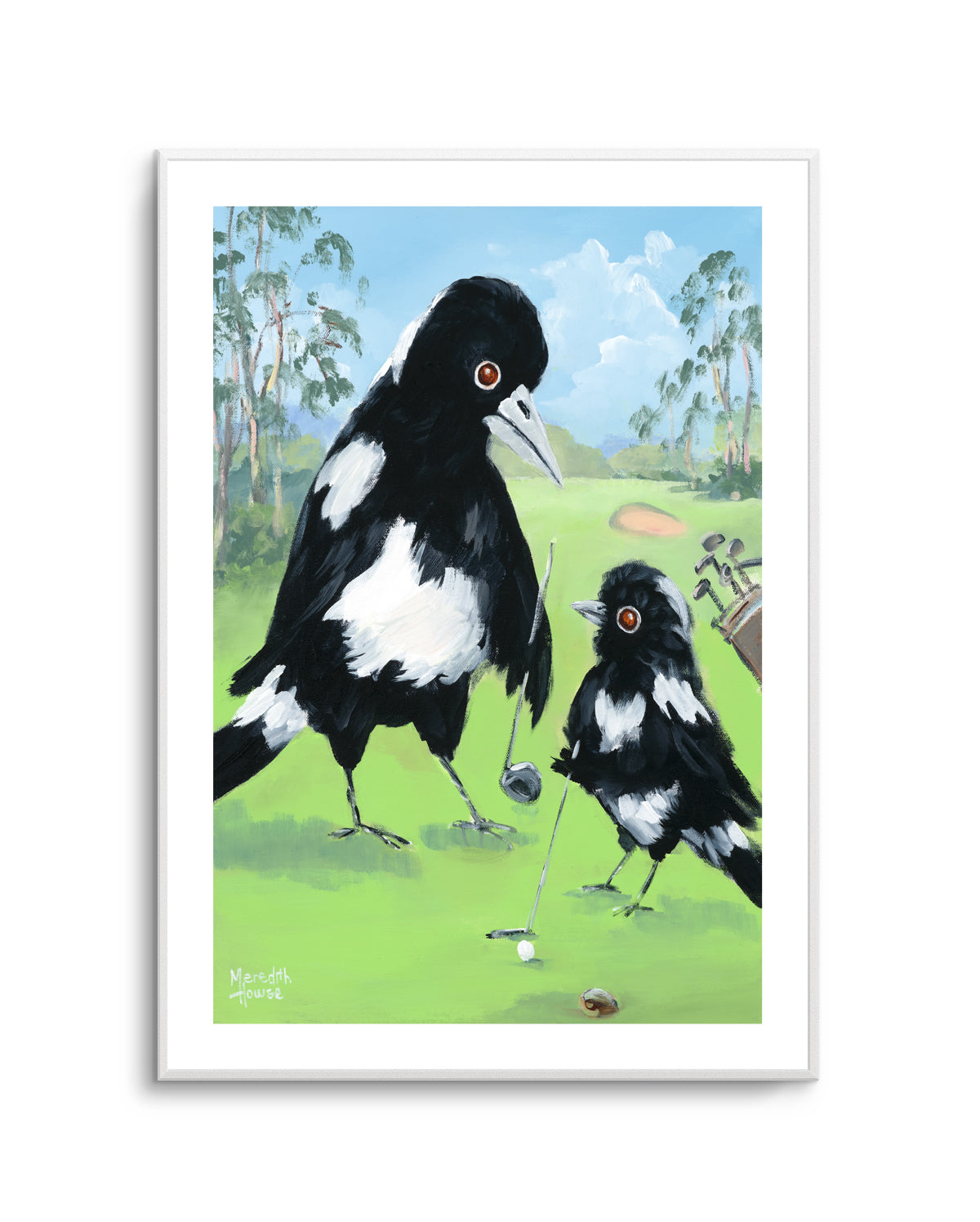 Golf with Dad by Meredith Howse | Art Print