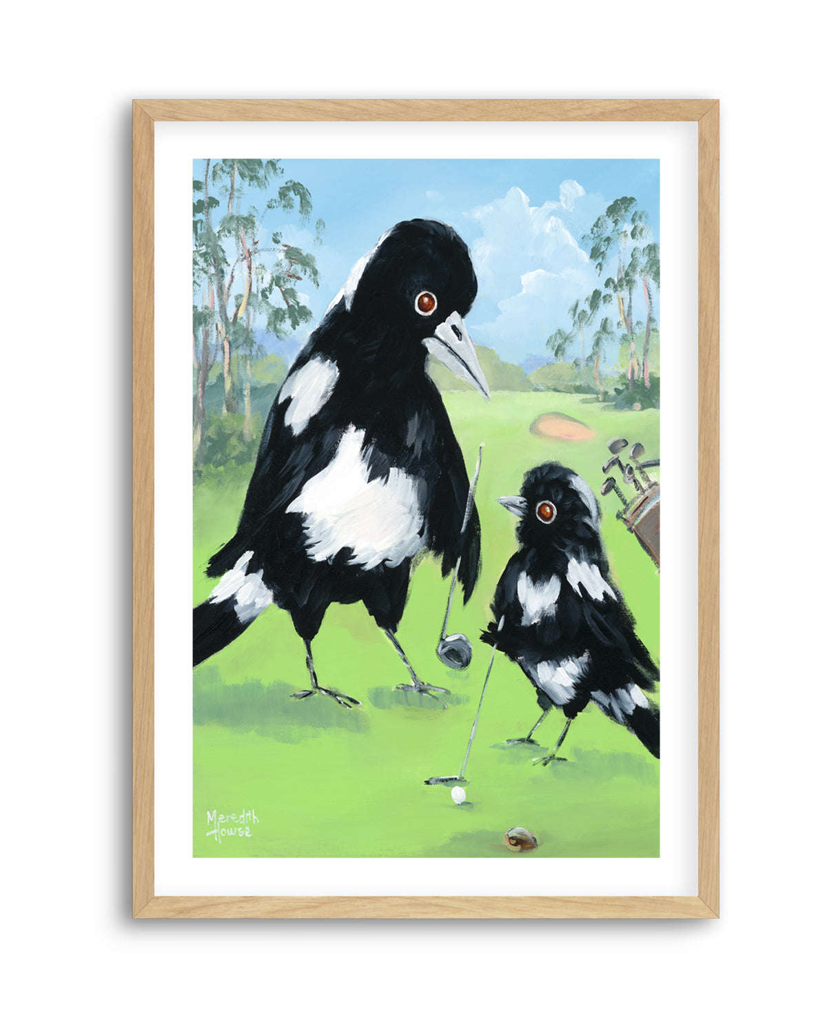 Golf with Dad by Meredith Howse | Art Print