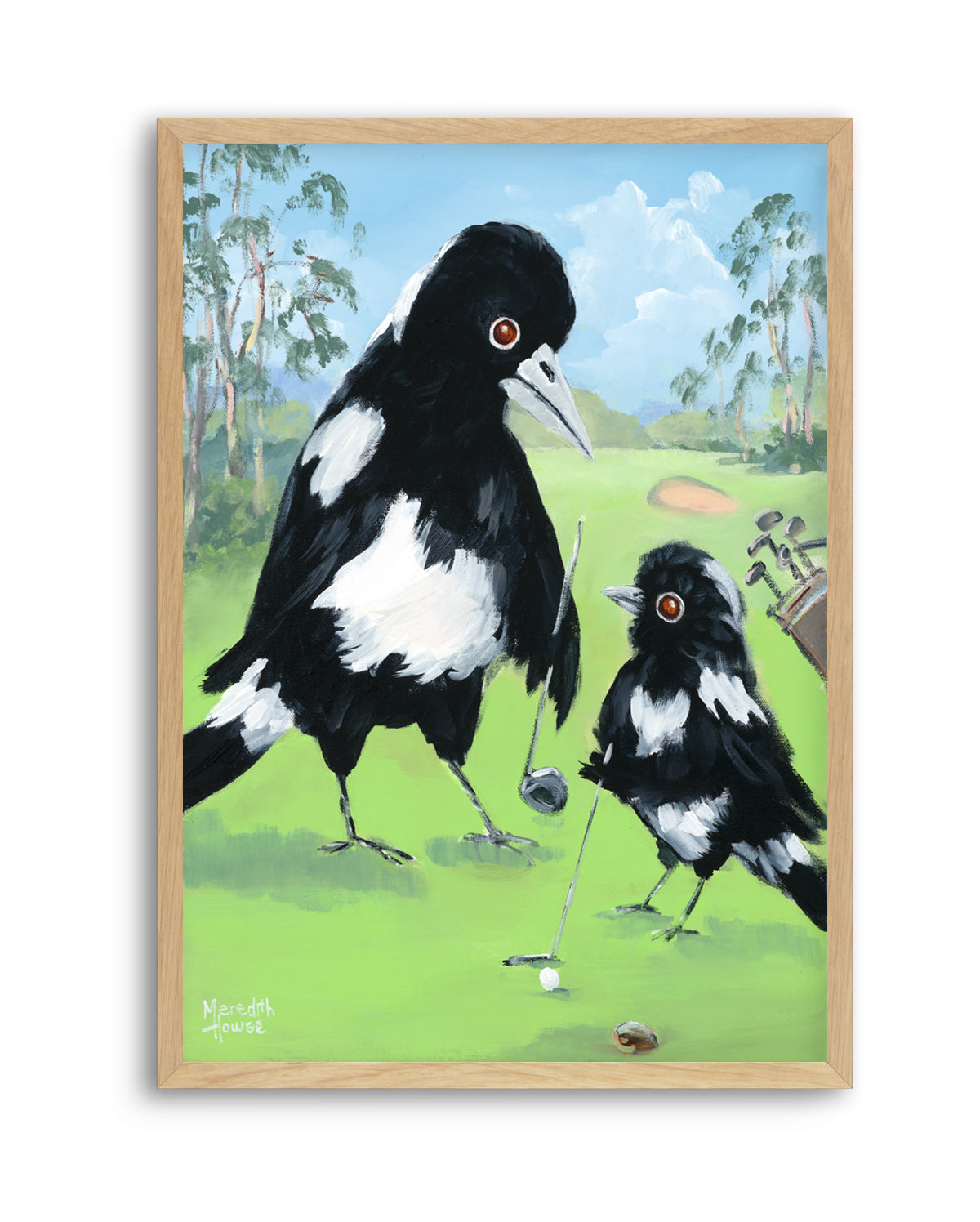 Golf with Dad by Meredith Howse | Art Print