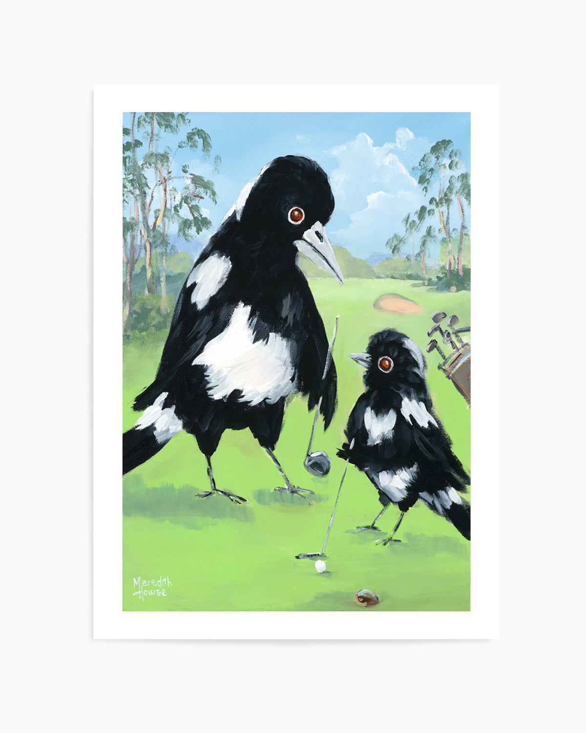 Golf with Dad by Meredith Howse | Art Print