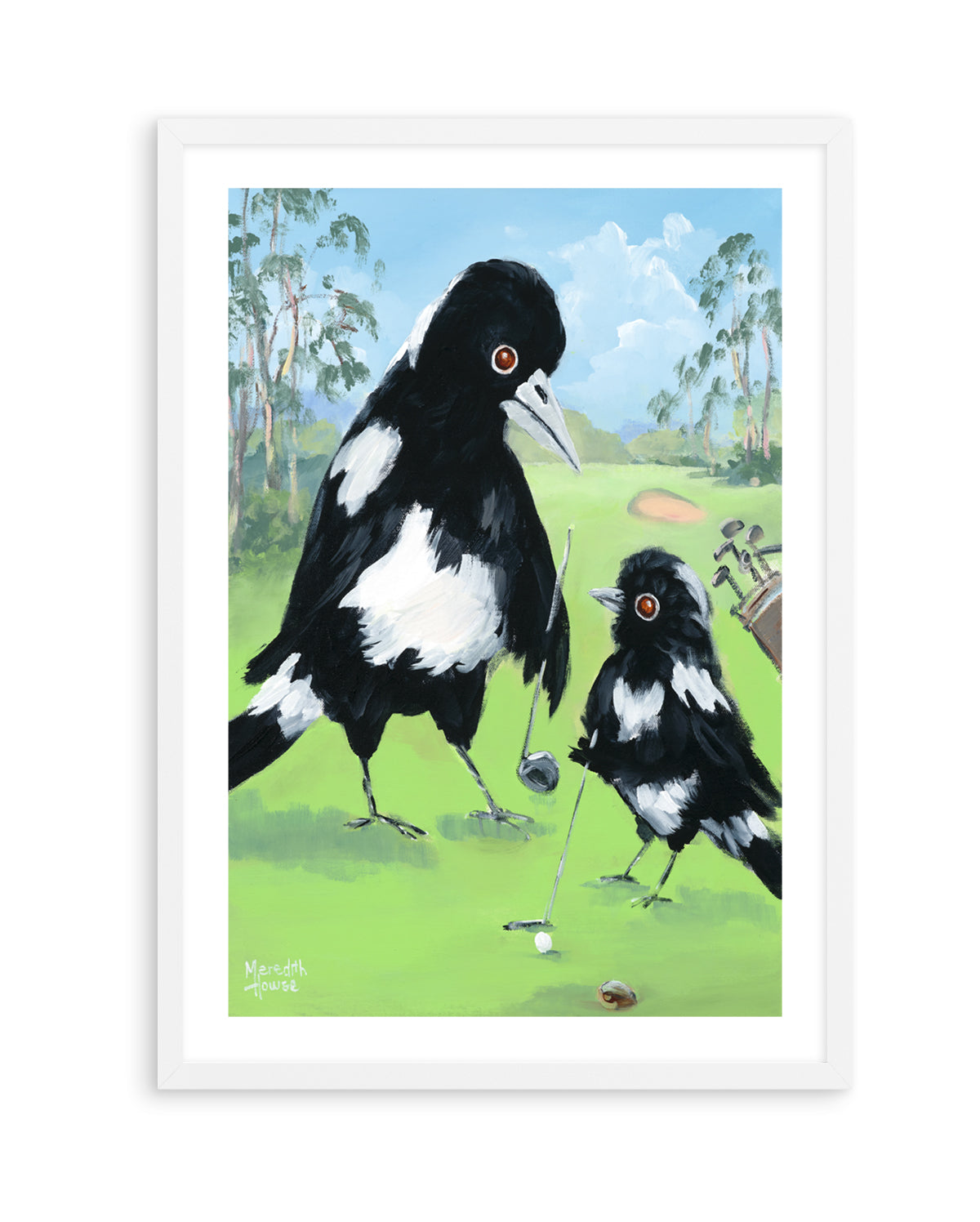 Golf with Dad by Meredith Howse | Art Print
