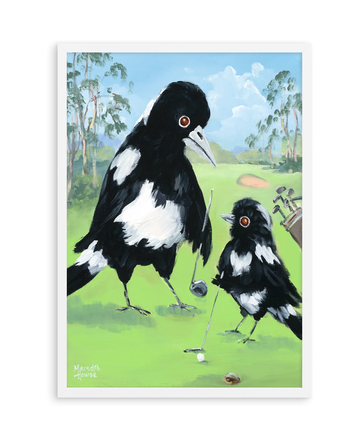 Golf with Dad by Meredith Howse | Art Print