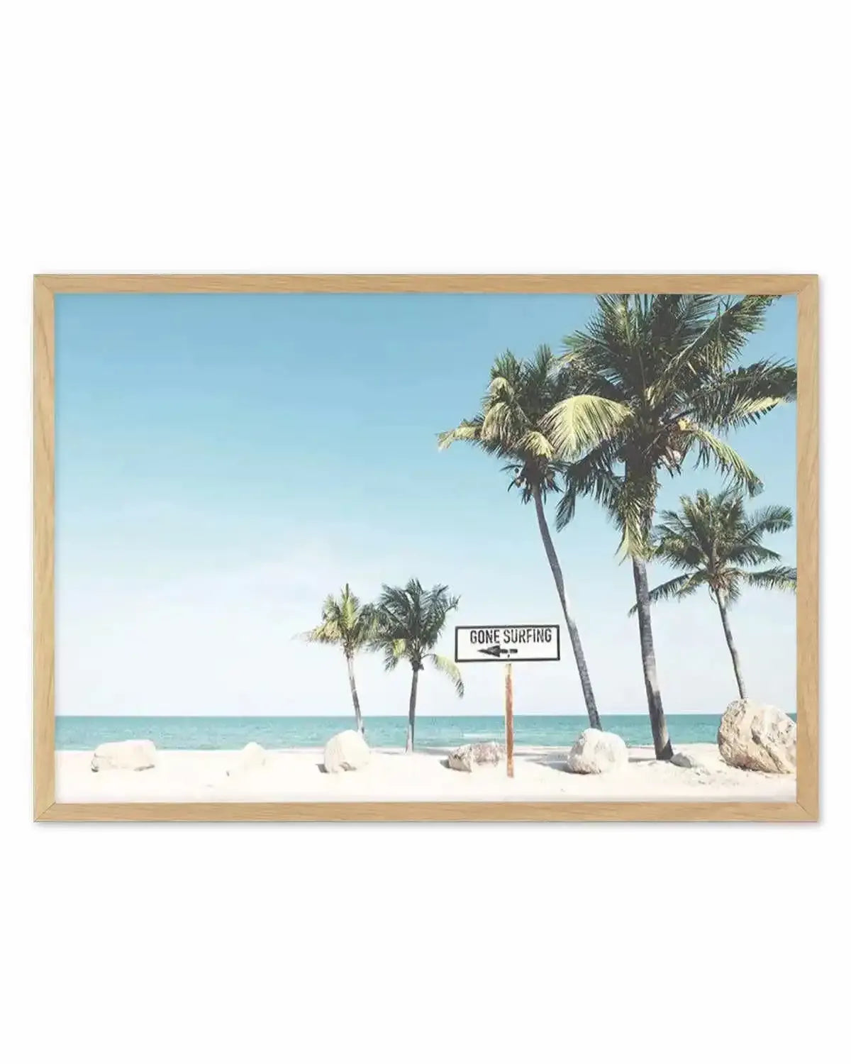 Gone Surfing Art Print from Olive et Oriel where you can shop wallpaper and artworks online