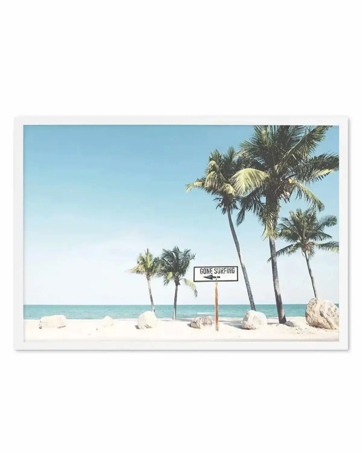 Gone Surfing Art Print from Olive et Oriel where you can shop wallpaper and artworks online