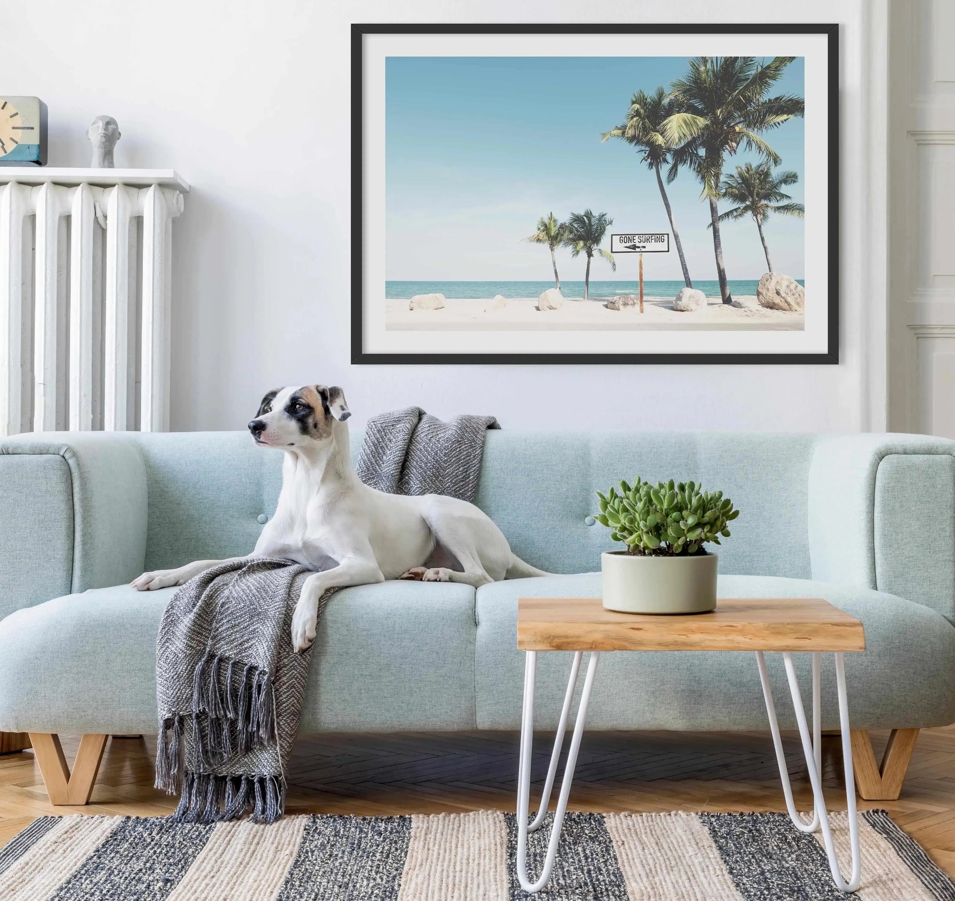 Gone Surfing Art Print-PRINT-Olive et Oriel-Olive et Oriel-Buy-Australian-Art-Prints-Online-with-Olive-et-Oriel-Your-Artwork-Specialists-Austrailia-Decorate-With-Coastal-Photo-Wall-Art-Prints-From-Our-Beach-House-Artwork-Collection-Fine-Poster-and-Framed-Artwork