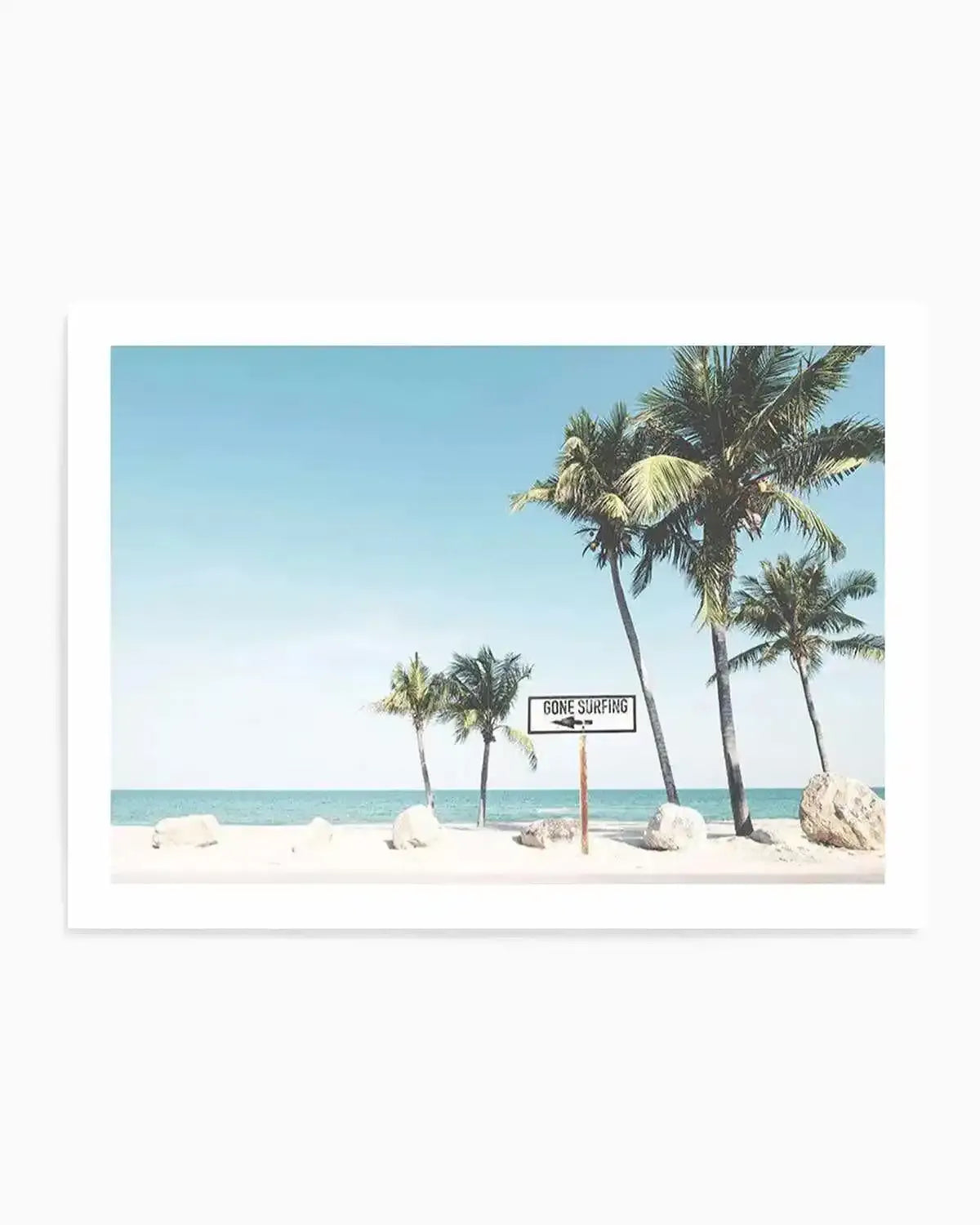 Gone Surfing Art Print from Olive et Oriel where you can shop wallpaper and artworks online