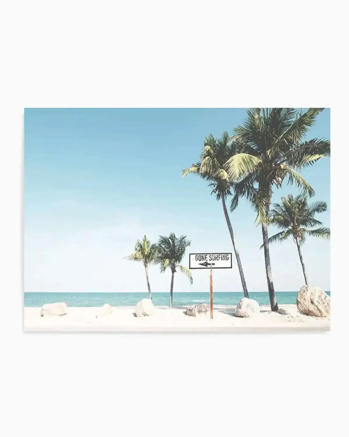 Gone Surfing Art Print from Olive et Oriel where you can shop wallpaper and artworks online