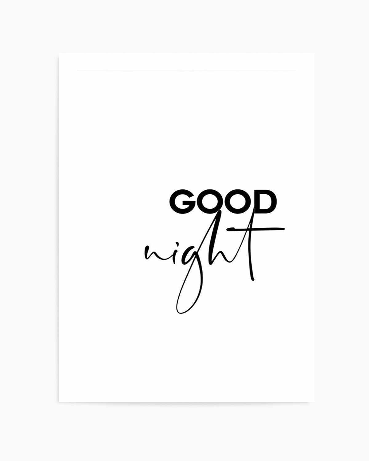 Good-Vibes-Only--Black-Art-Print