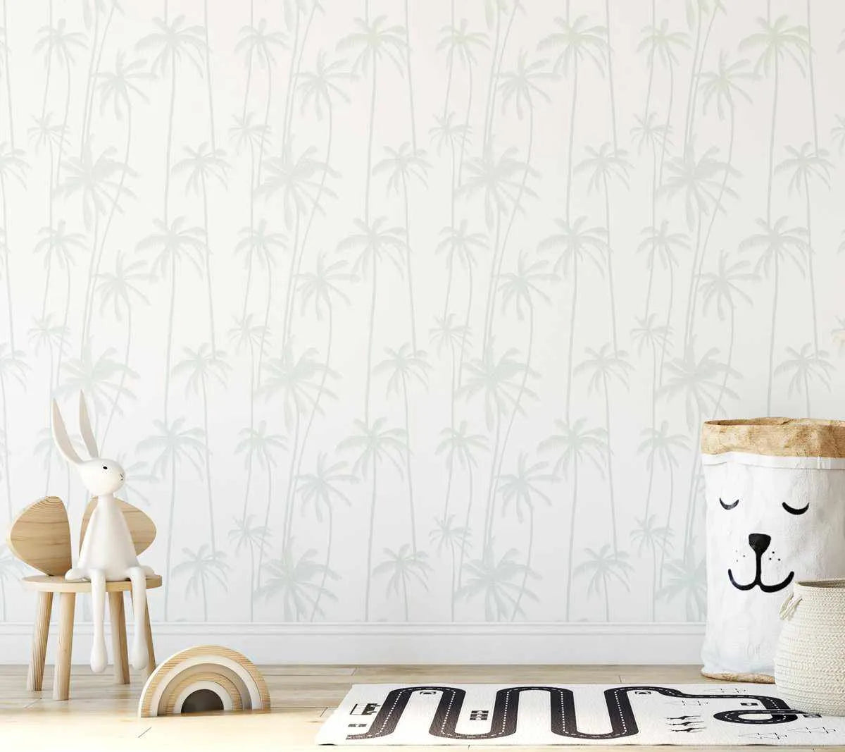 Good Palms Seafoam Wallpaper-Wallpaper-Buy Kids Removable Wallpaper Online Our Custom Made Children√¢‚Ç¨‚Ñ¢s Wallpapers Are A Fun Way To Decorate And Enhance Boys Bedroom Decor And Girls Bedrooms They Are An Amazing Addition To Your Kids Bedroom Walls Our Collection of Kids Wallpaper Is Sure To Transform Your Kids Rooms Interior Style From Pink Wallpaper To Dinosaur Wallpaper Even Marble Wallpapers For Teen Boys Shop Peel And Stick Wallpaper Online Today With Olive et Oriel