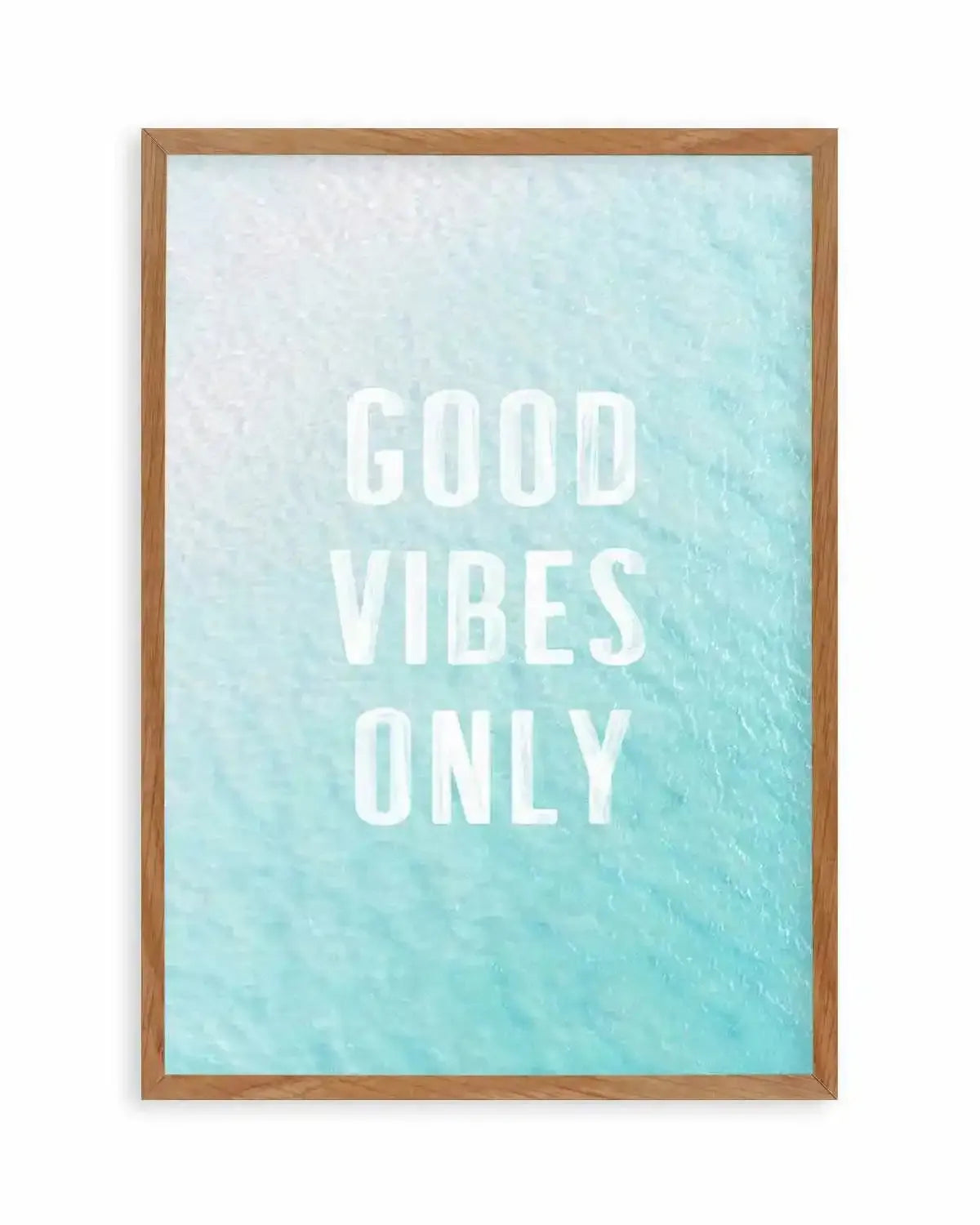 Good Vibes Only | Ocean Art Print from Olive et Oriel where you can shop wallpaper and artworks online