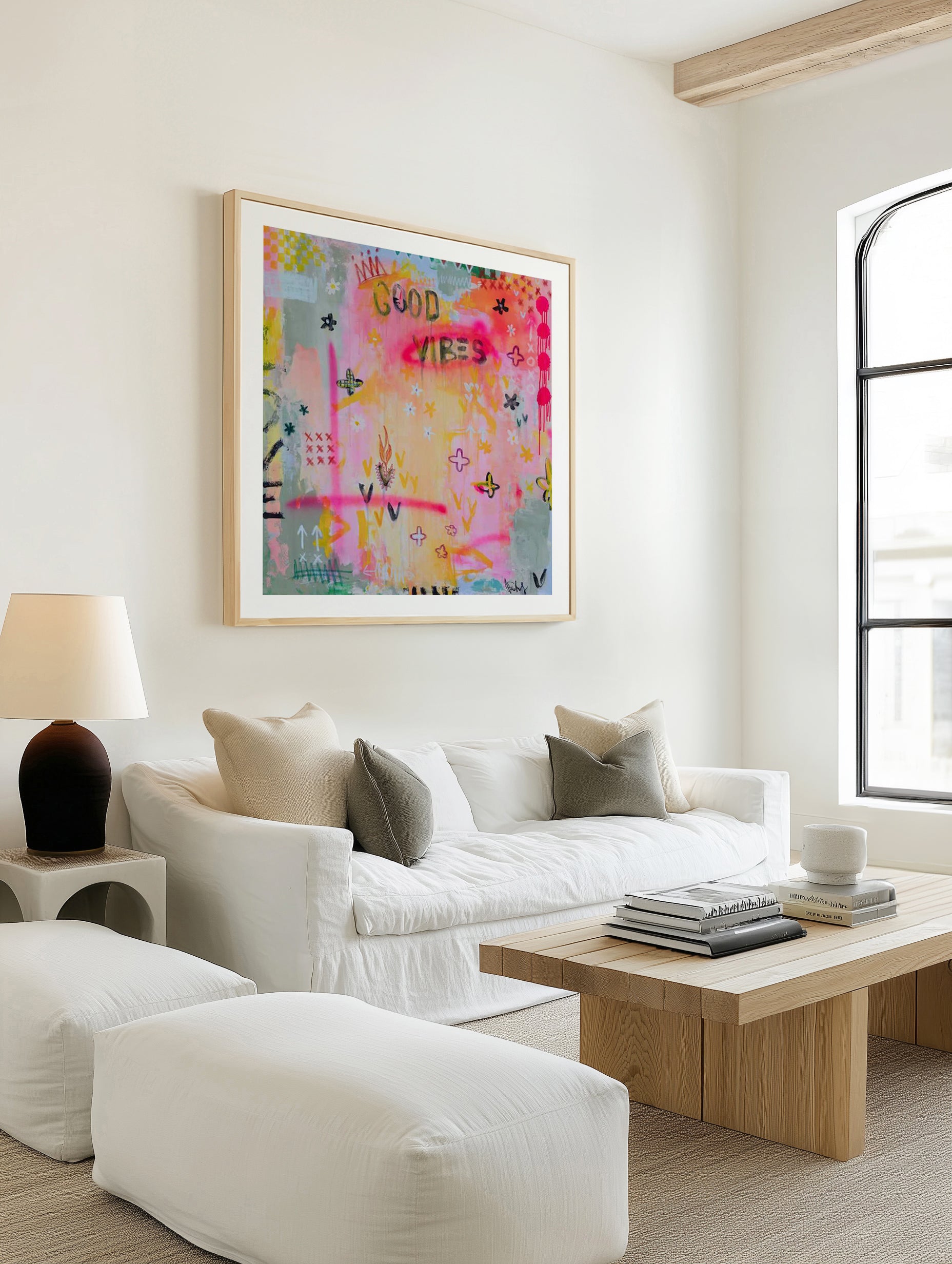 Good Vibes by Jackie Green | Art Print