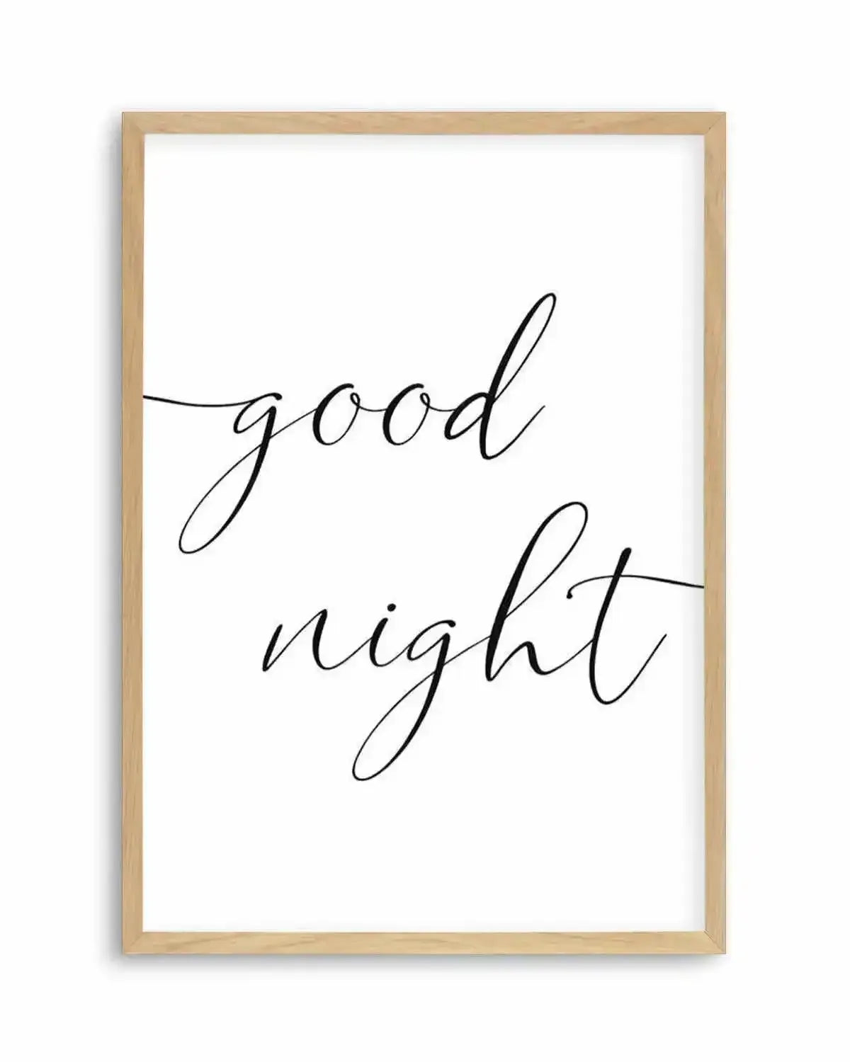 Goodnight Art Print from Olive et Oriel where you can shop wallpaper and artworks online