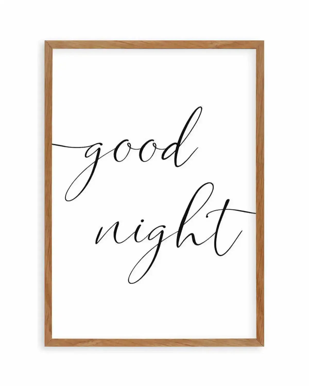 Goodnight Art Print from Olive et Oriel where you can shop wallpaper and artworks online