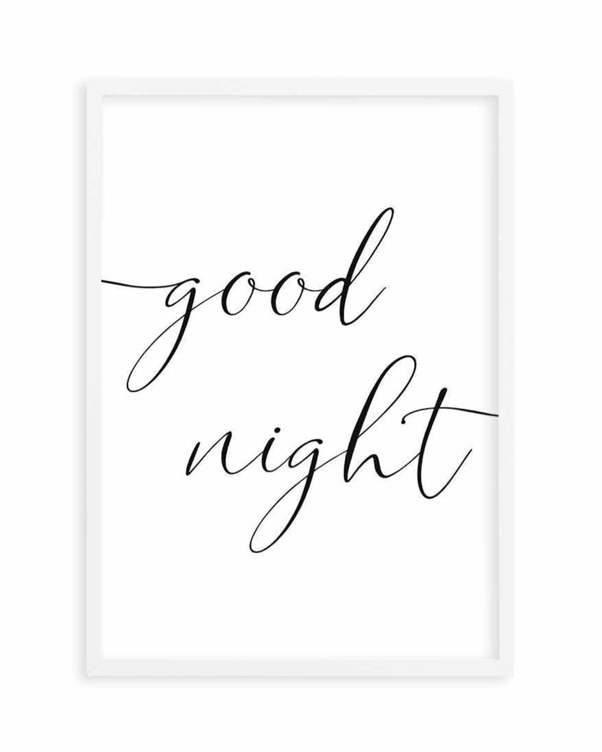 Goodnight Art Print