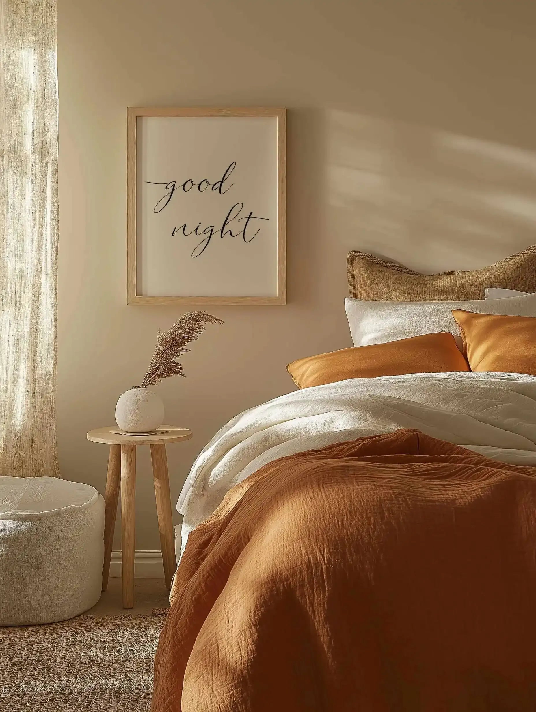 Goodnight Art Print from Olive et Oriel where you can shop wallpaper and artworks online
