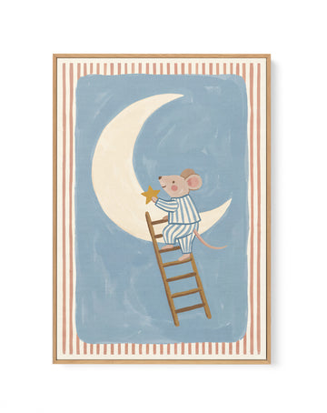 Goodnight Little Mouse | Framed Canvas Wall Art