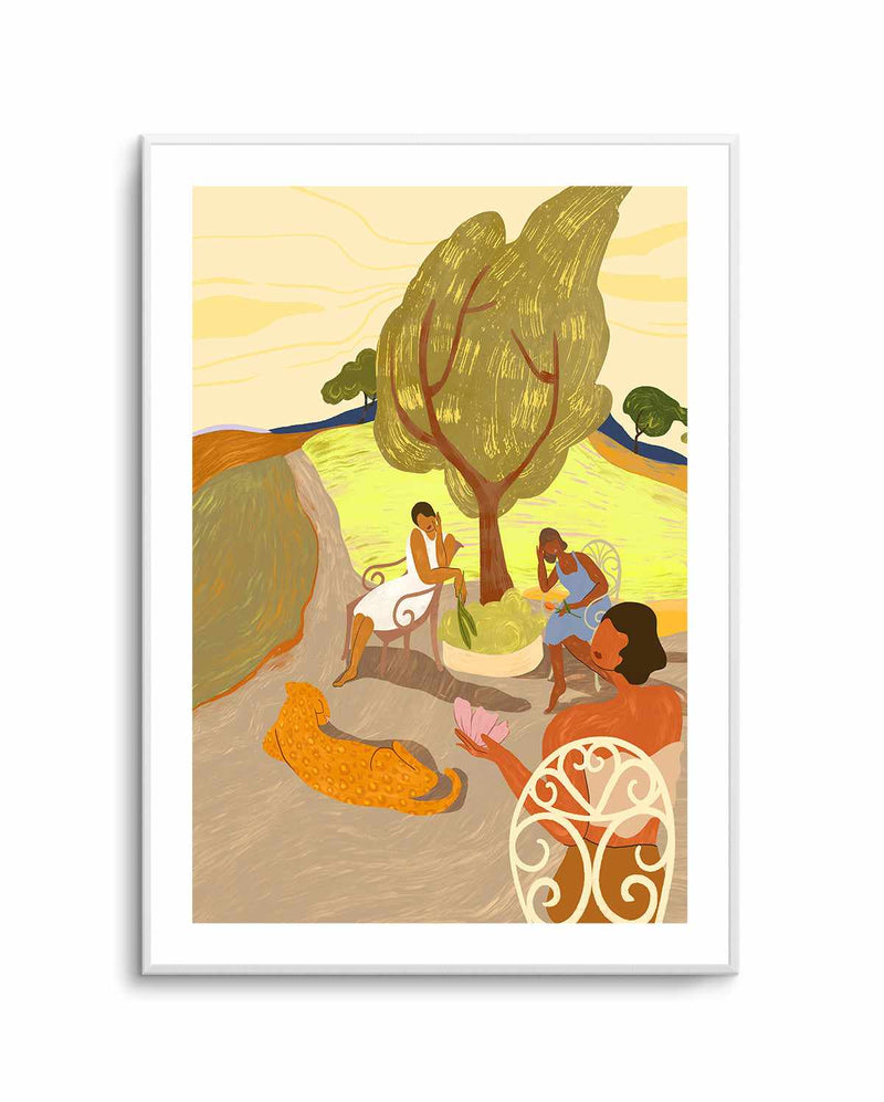 Gossip Session by Arty Guava | Art Print