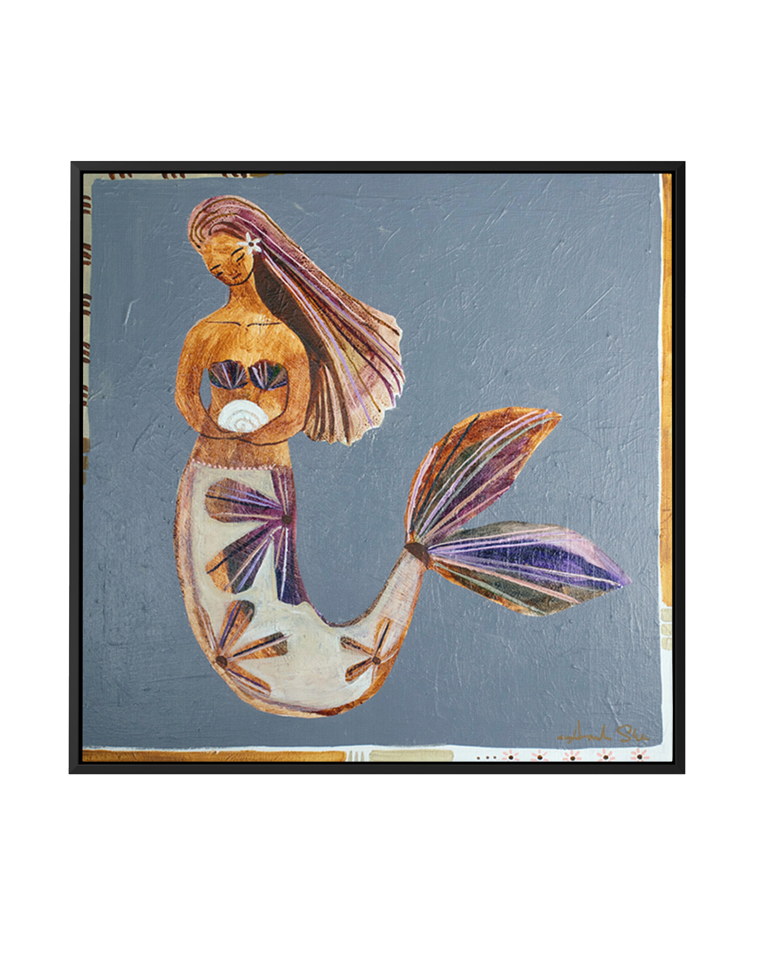 Grace by Amanda Skye | Framed Canvas Art Print from Olive et Oriel where you can shop wallpaper and artworks online