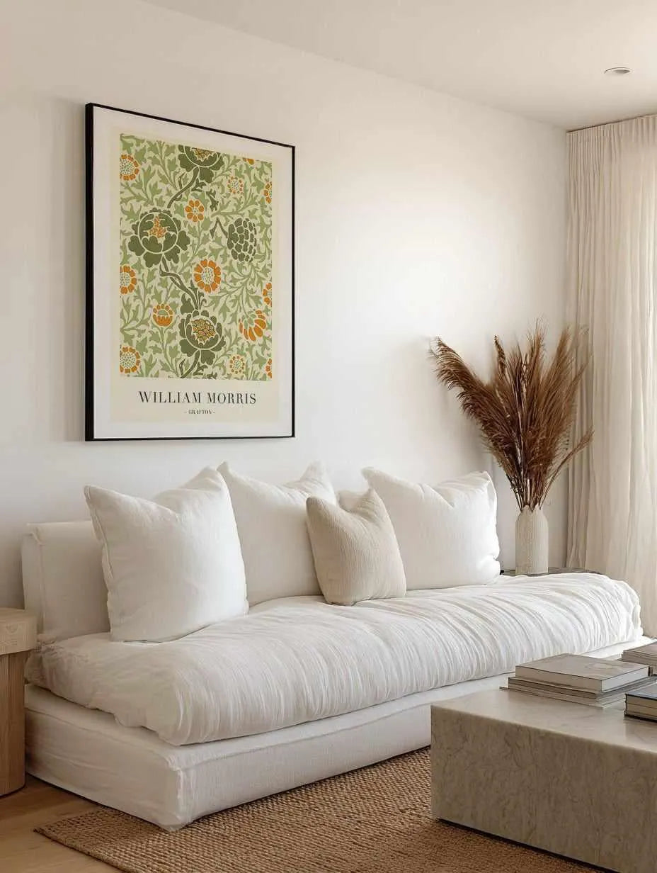 Grafton by William Morris Art Print from Olive et Oriel where you can shop wallpaper and artworks online