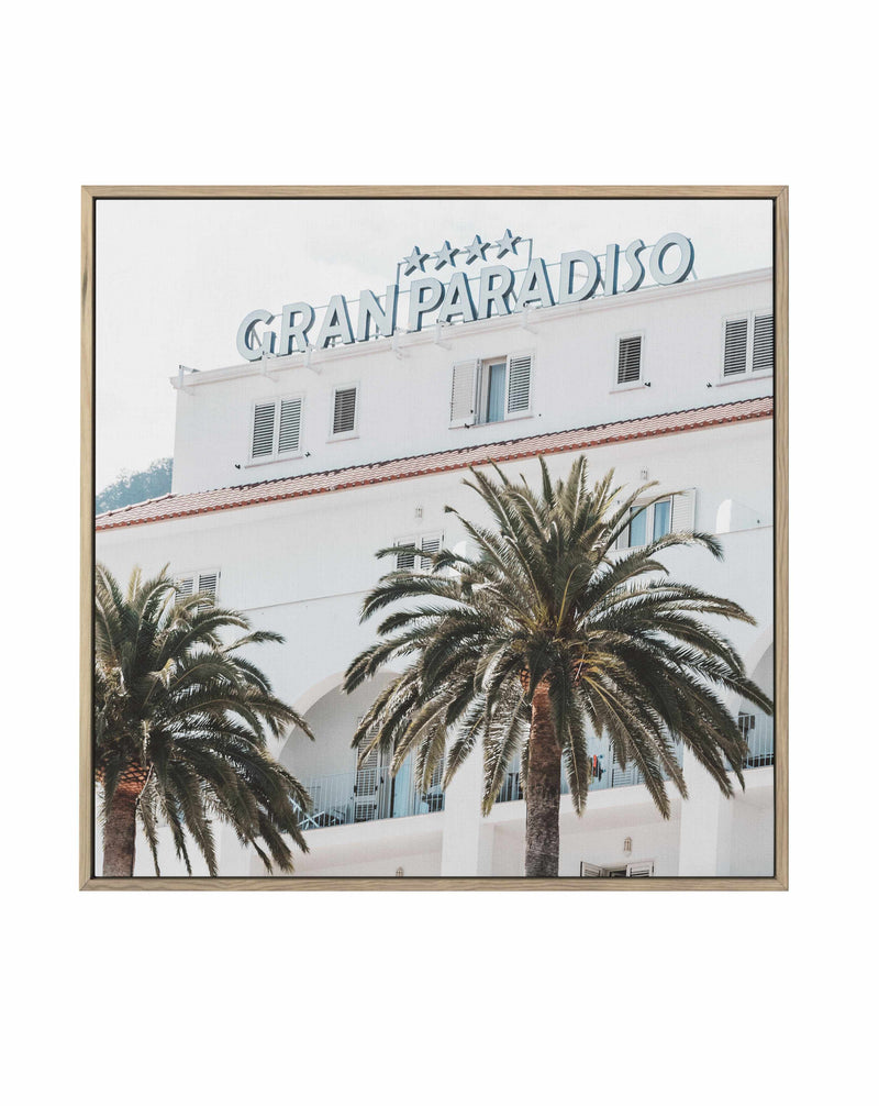 Gran Paradiso, Italy | Framed Canvas Art Print