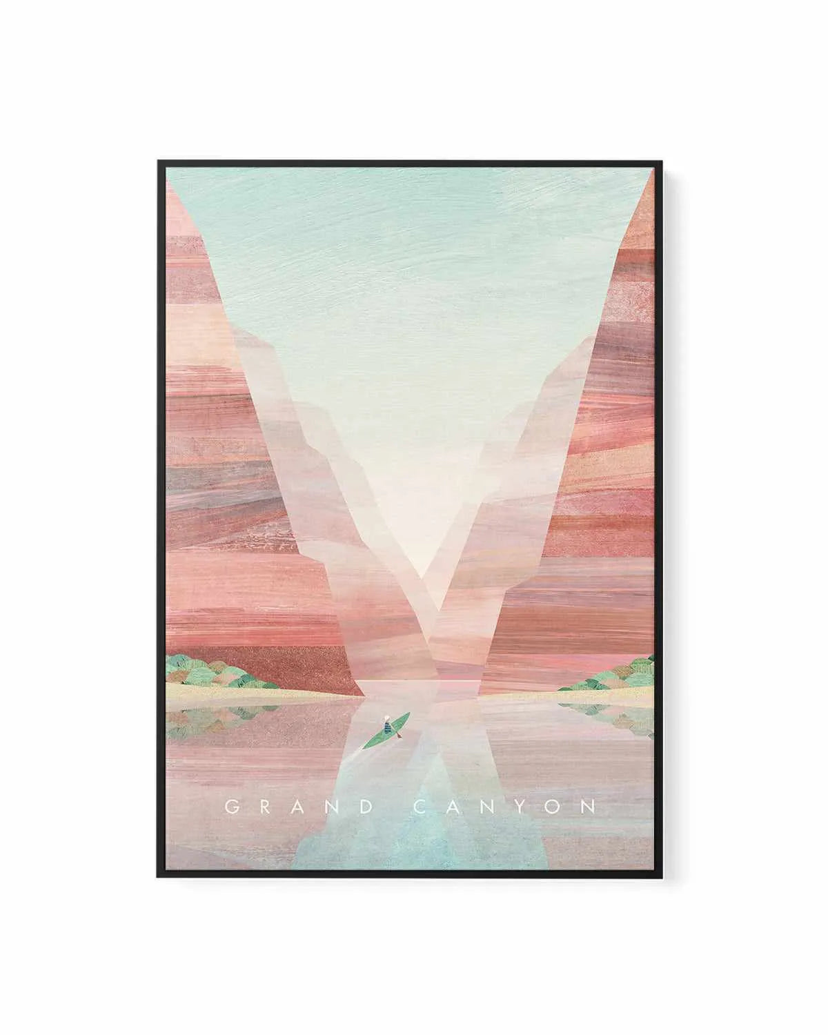 Grand Canyon by Henry Rivers | Framed Canvas Art Print from Olive et Oriel where you can shop wallpaper and artworks online