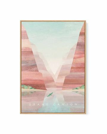 Grand Canyon by Henry Rivers | Framed Canvas Art Print from Olive et Oriel where you can shop wallpaper and artworks online