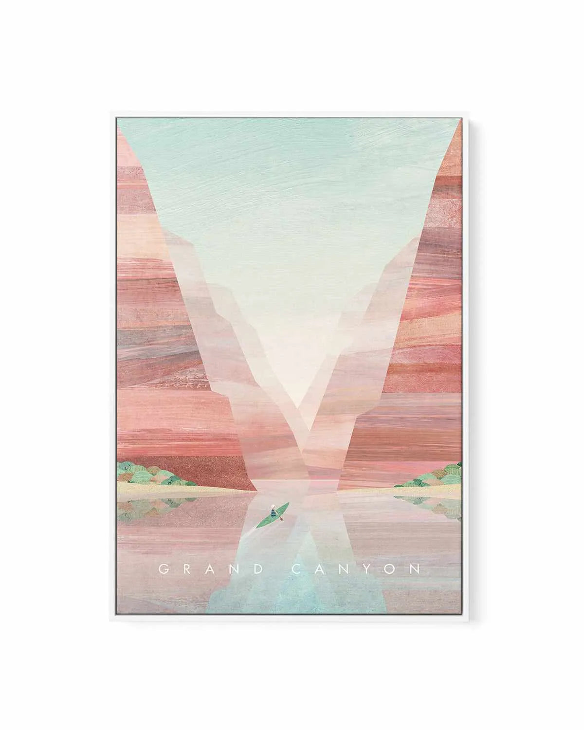 Grand Canyon by Henry Rivers | Framed Canvas Art Print from Olive et Oriel where you can shop wallpaper and artworks online