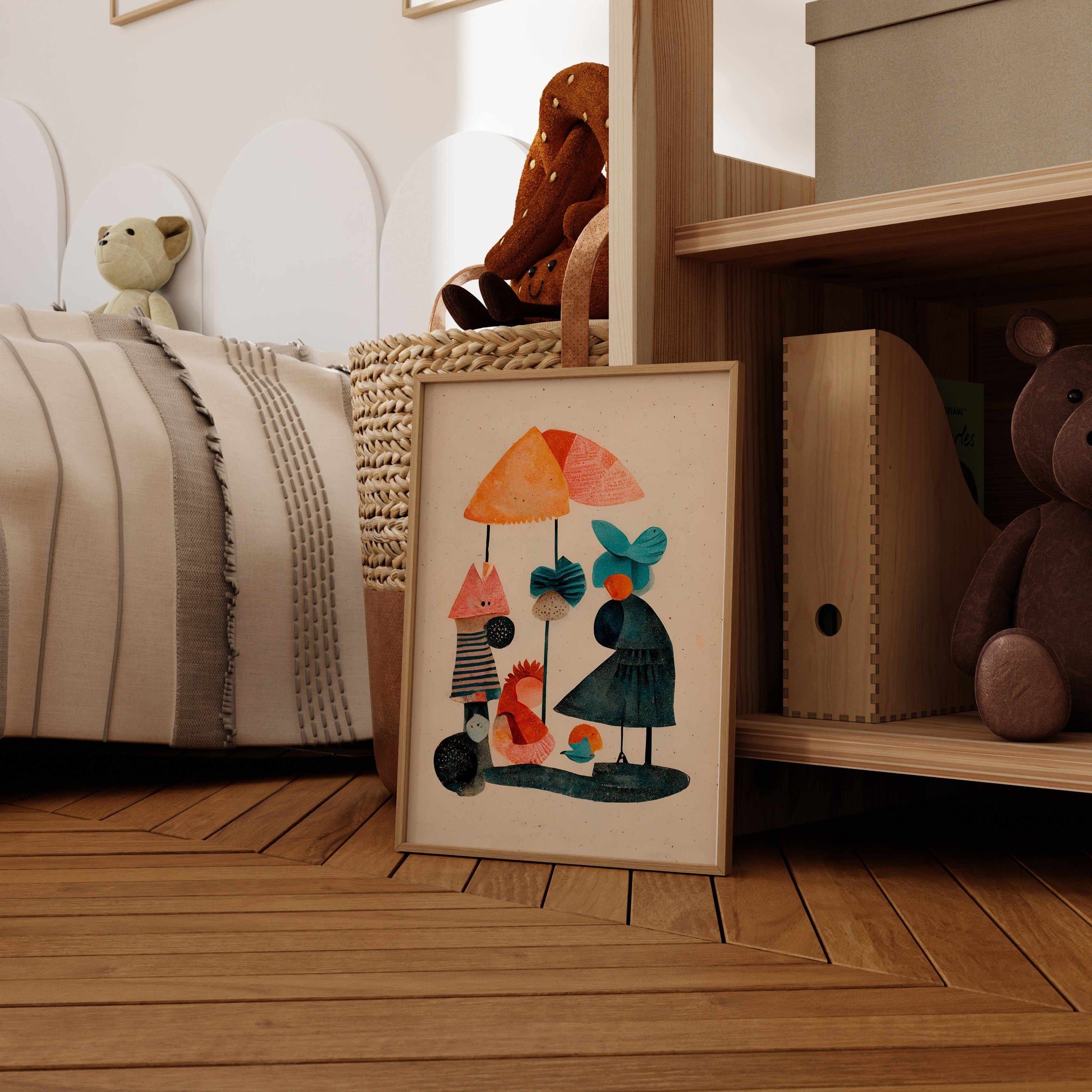 Granny and friends By Treechild | Art Print from Olive et Oriel where you can shop wallpaper and artworks online