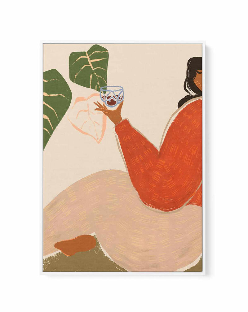 Grape Juice by Arty Guava | Framed Canvas Art Print
