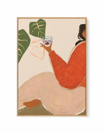 Grape Juice by Arty Guava | Framed Canvas Art Print from Olive et Oriel where you can shop wallpaper and artworks online
