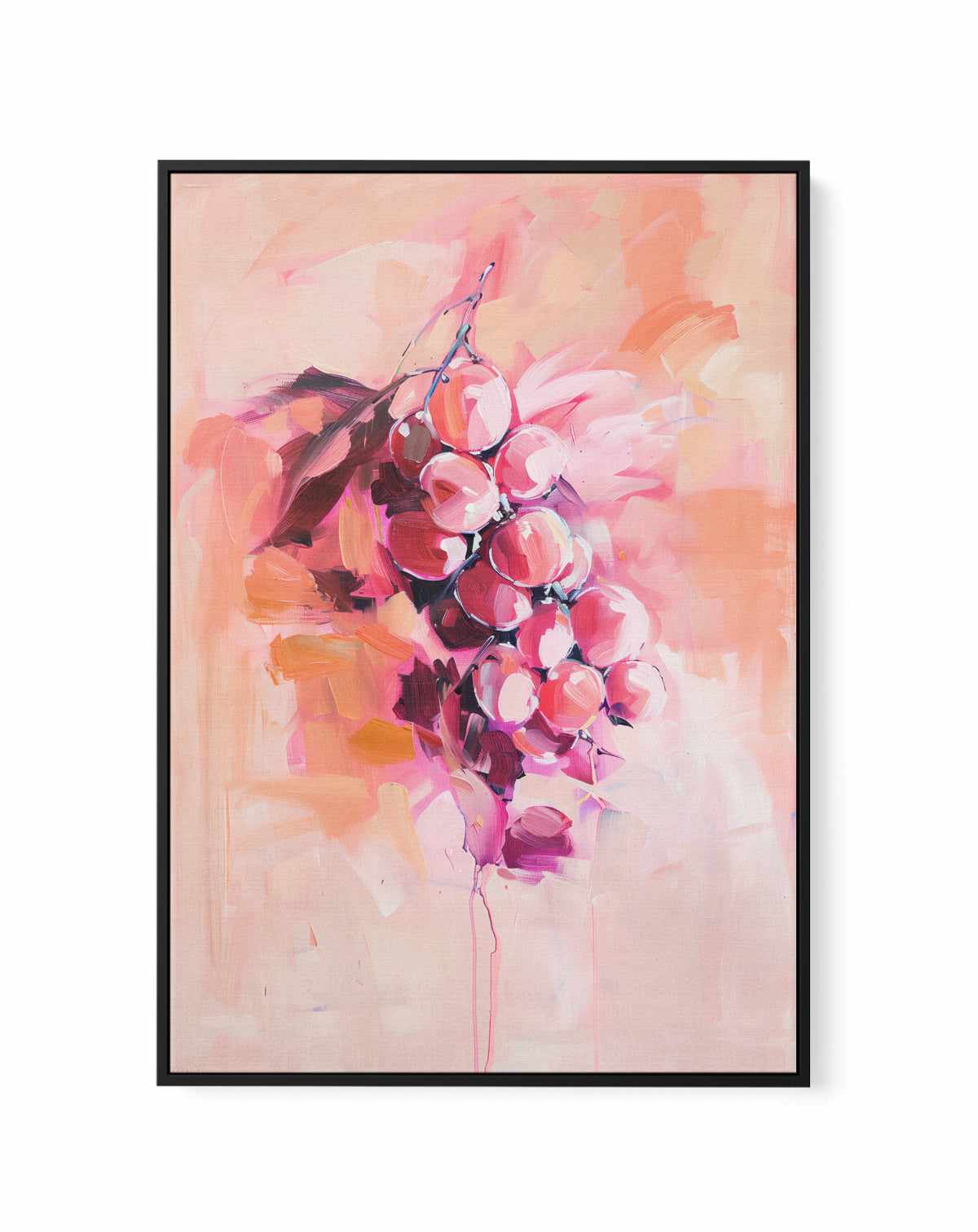 Grapes No I | Framed Canvas Art Print