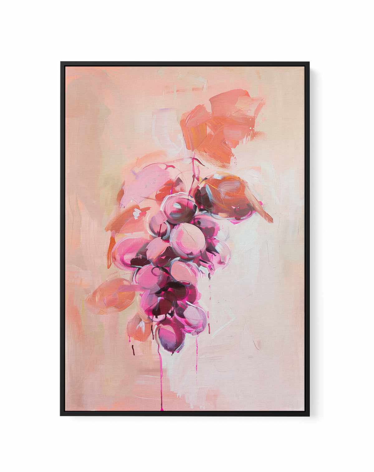 Grapes No II | Framed Canvas Art Print